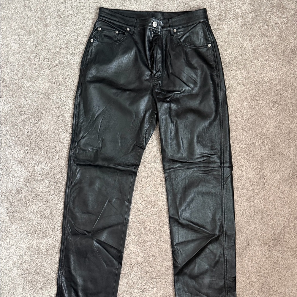 Nanushka leather style pant